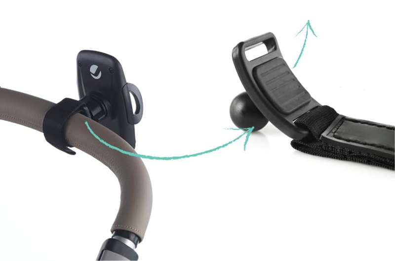 JANE telefoonhouder voor smartphone voor kinderwagen of fiets stuur