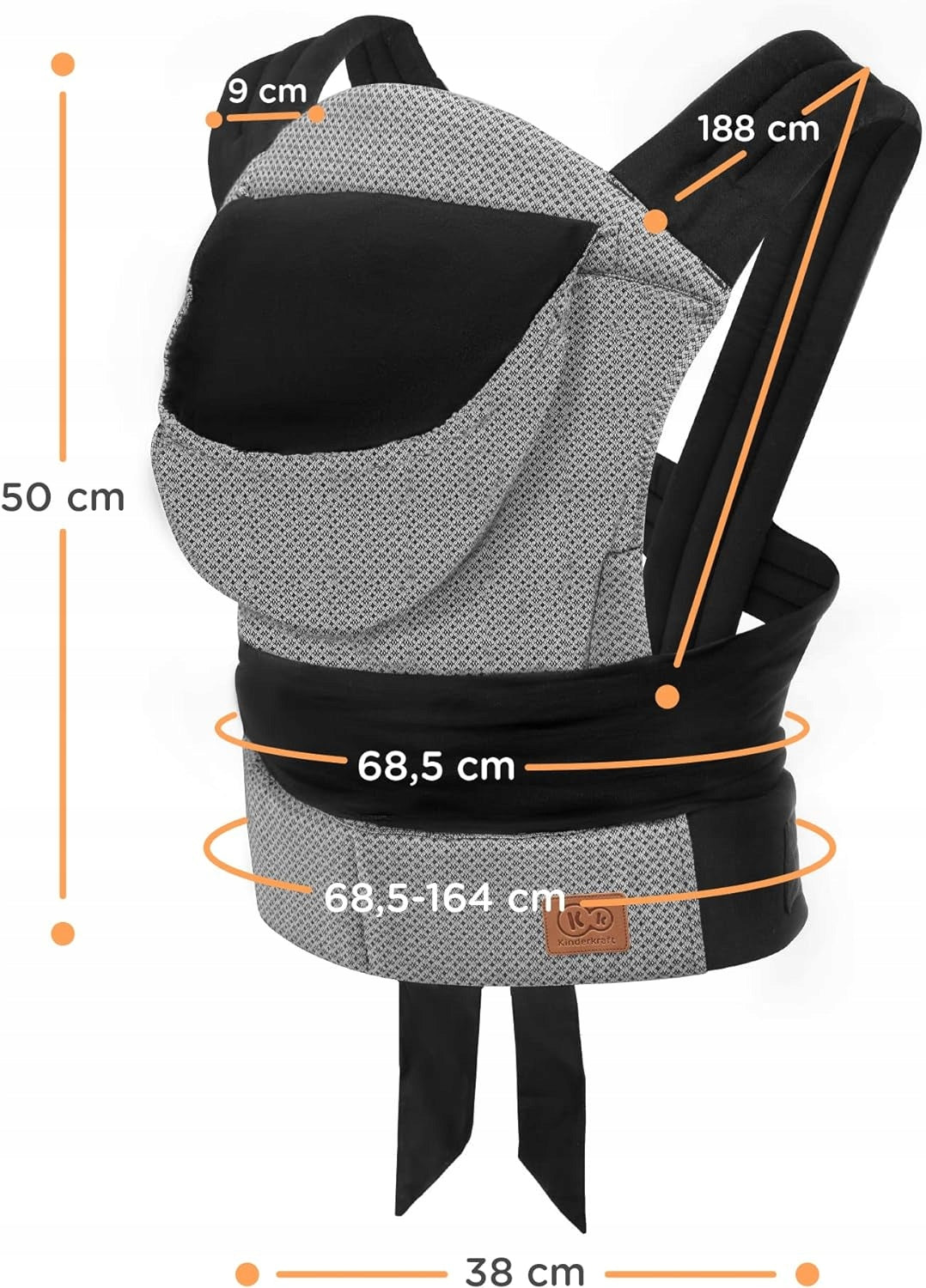 KINDERKRAFT ADOREE porte-bébé ergonomique MEI TAI