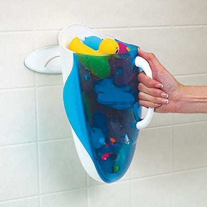 Munchkin Bath Toy Scoop blue bath toy basket
