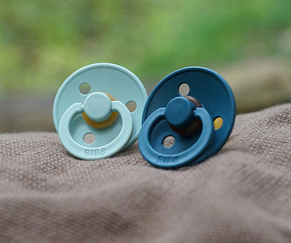 BIBS Colour fopspenen 2-pack natuurrubber 6m+