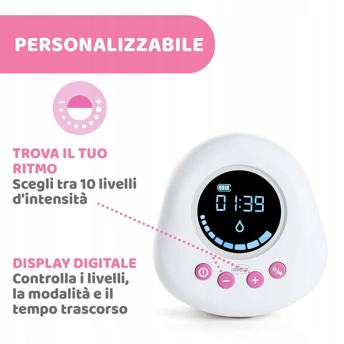 CHICCO NaturallyMe Pompă de sân electrică