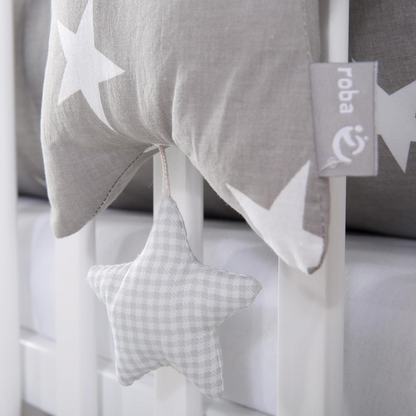 ROBA Little Stars hanger met muziekdoosje voor kinderwagen en ledikant 27 x 27 cm