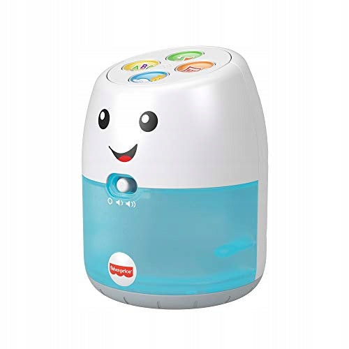 FISHER-PRICE interaktywny asystent mowy z muzyką i światłem j. niemiecki, zabawka edukacyjna z przyciskami i światłami