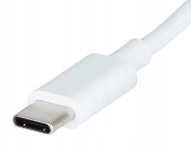 YUNSHENGDA kabel USB typ C długość 1,5 m standardowy czas ładowania, biały kabel USB-C, stan powystawowy