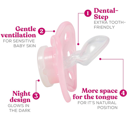 DENTISTAR siliconen fopspeen 2x 14 maanden+