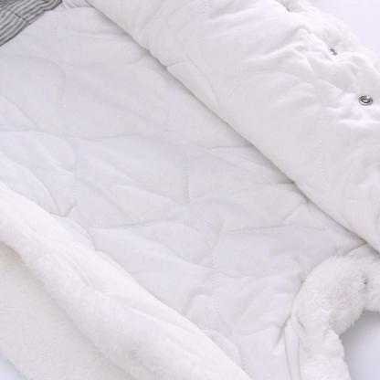 VINE mono de invierno con capucha 0-3 m para bebés