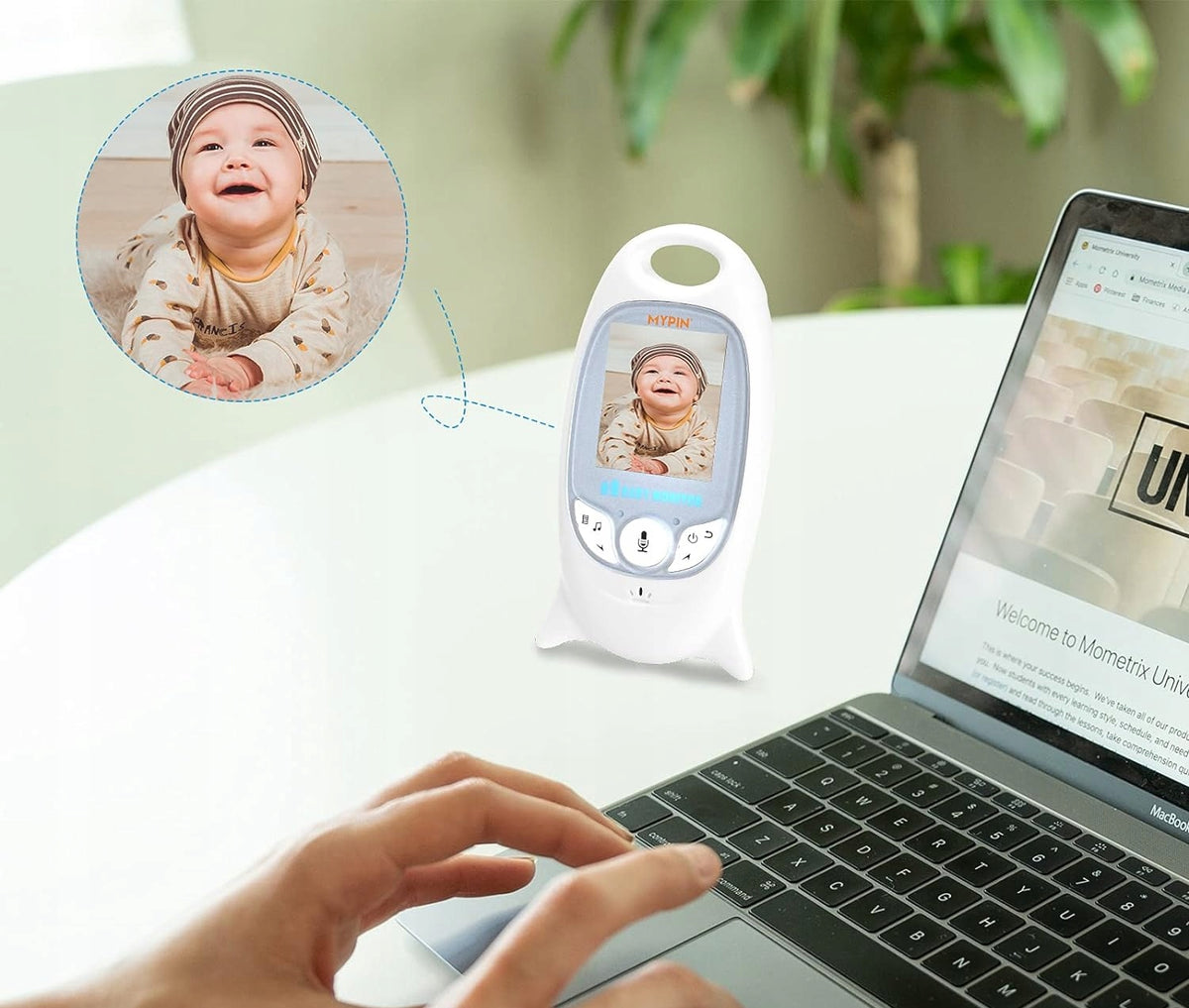MEIQ VB601 Digitales Babyphone 2" LCD VOX