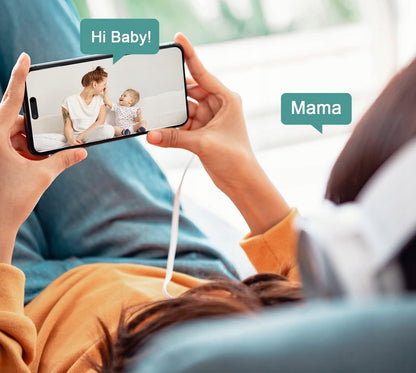 EYRIZON babyphone électronique télécommandé 5" 2K HD + application