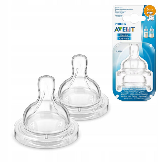 PHILIPS AVENT Classic+ Anti-colic cumik 6 hónap+ 2 db SCF634/27