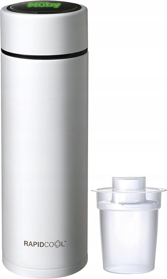 NUBY RapidCool θερμός ψύξης για την προετοιμασία γάλακτος 240 ml LED