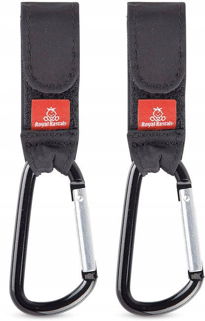 ROYAL RASCALS handgrepen voor het bevestigen van een tas aan het kinderwagenframe 2 stuks