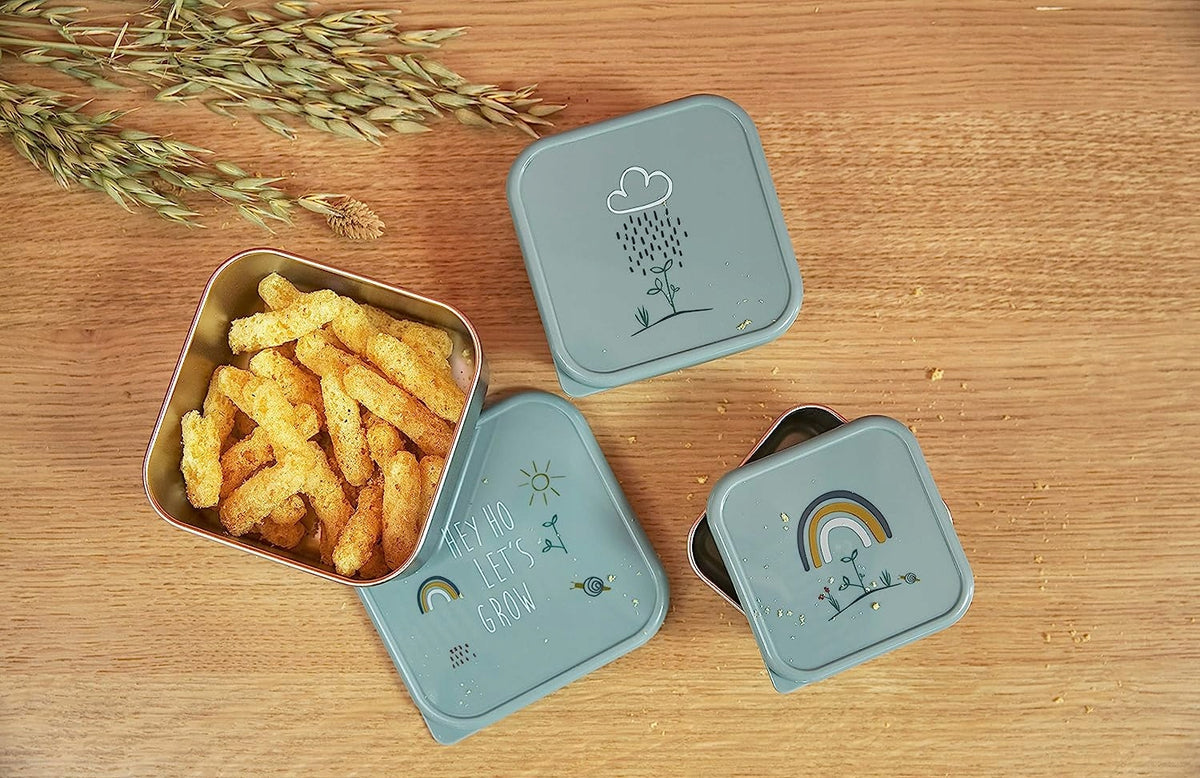 LASSIG Snackbox ατσάλινα κουτιά σνακ x2