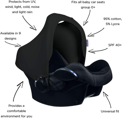 DOOKY HOODY protector solar para silla de coche grupo 0