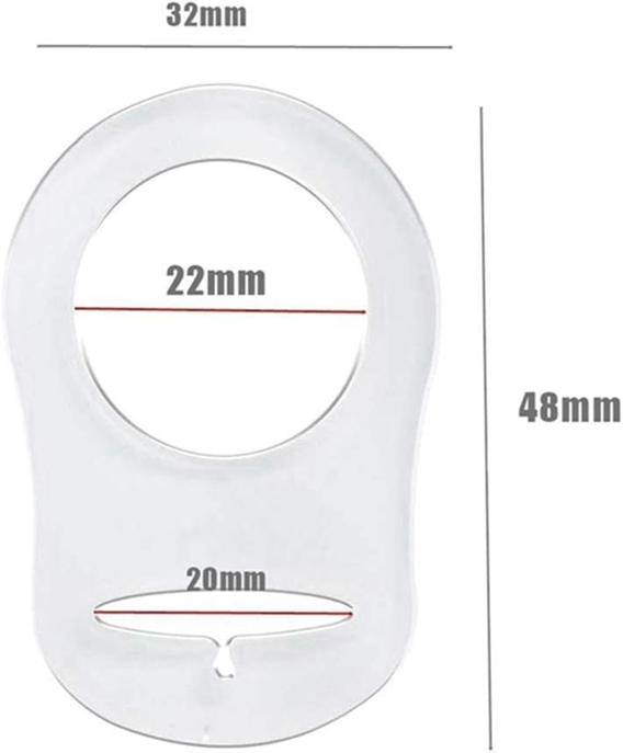 VOARGE manici in silicone per catenelle porta succhietto 12 pezzi