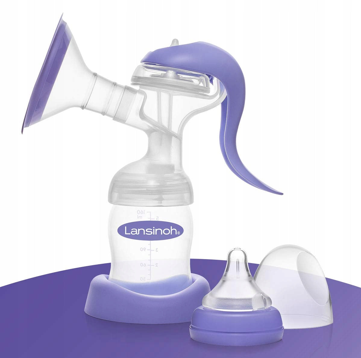 LANSINOH sacaleches manual compacto de 2 fases