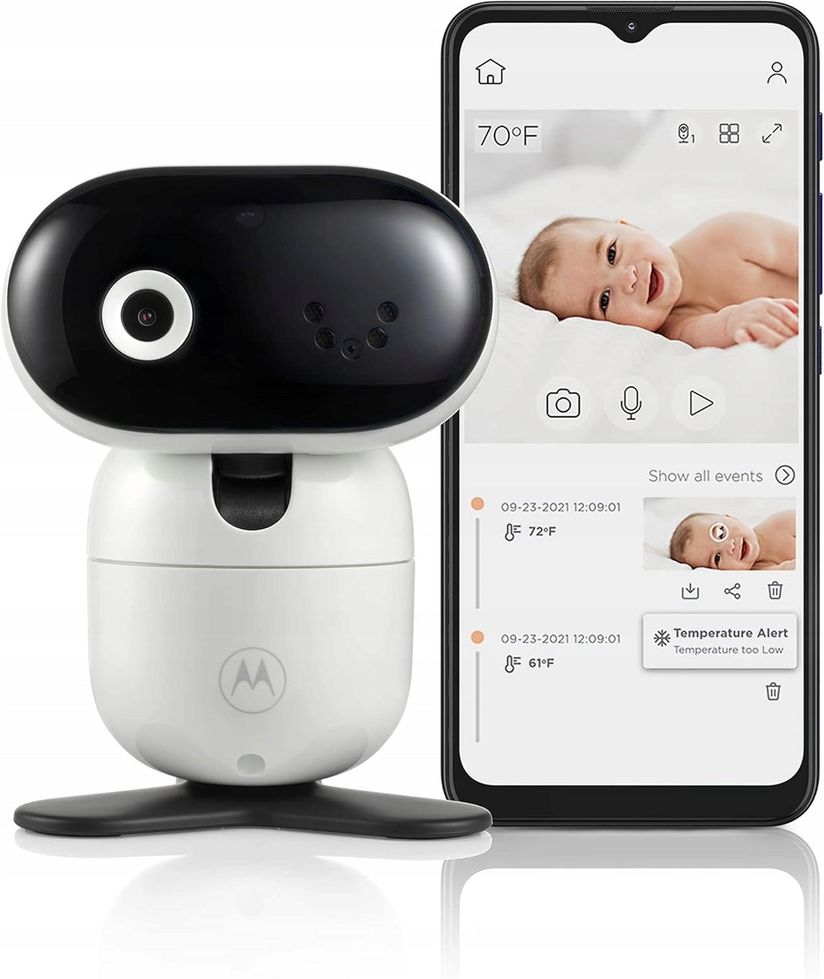 MOTOROLA PIP1010 Connect telecamera baby monitor elettronica HD controllata a distanza