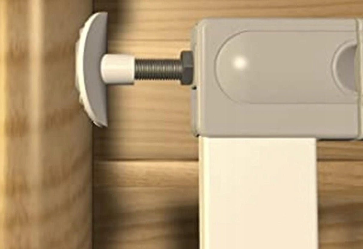 SAFETY 1ST śruba mocująca bramkę ochronną do poręczy i balustrad 1 sztuka, adapter Y do montażu