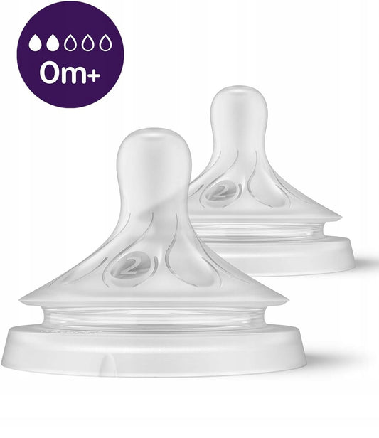 PHILIPS AVENT Natural RESPONSE Flaschensauger 0m+ x2