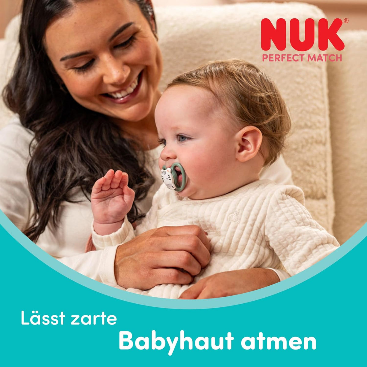 NUK Perfect Match Air cumlík 0-6m x2
