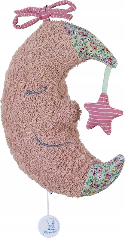 STERNTALER mooncuddly toy with music boxage 0 +colour pinkwidth 18 cm, height 20 cmmaterials cotton, terry