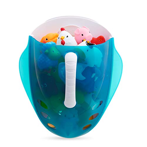 Munchkin Bath Toy Scoop blue bath toy basket