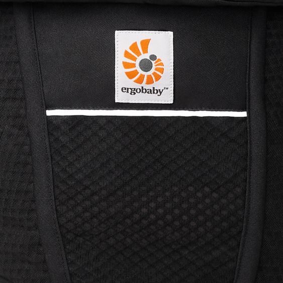 ERGOBABY ADAPT SoftFlex MESH nosidełko ergonomiczne 3,2-20kg, czarne, przewiewna tkanina SoftFlex Mesh