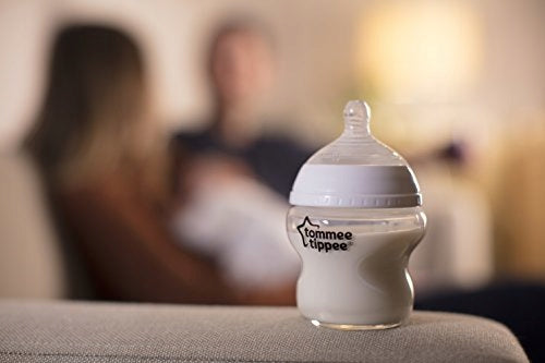 TOMMEE TIPPEE smoczek do butelki CLOSER TO NATURE 6msc+ x2 silikonowy smoczek do butelki do kaszek, bez BPA i BPS