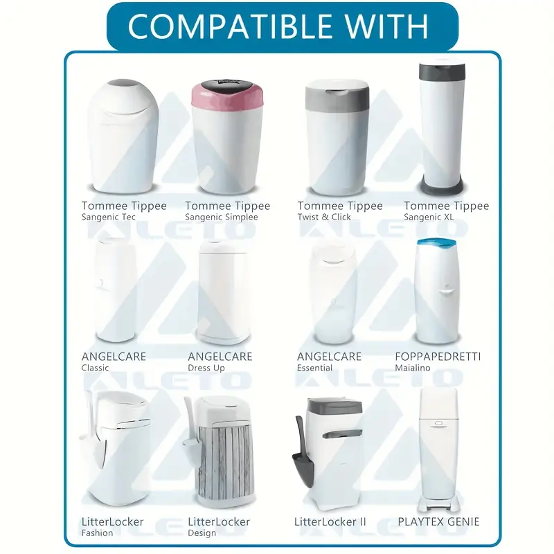 ALETO folie inzet voor Tommee Tippee Angelcare LitterLocker enz. x3
