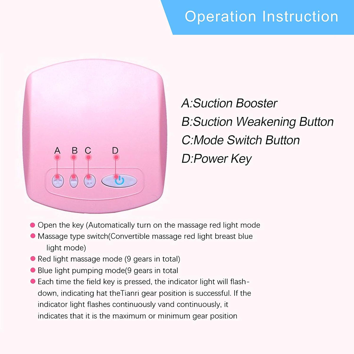 YABTF single electric breast pump