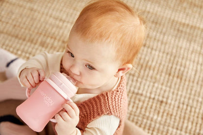 EVERYDAY BABY Sippy Cup glas drinkbeker lekvrij 150 ml 6 maanden+
