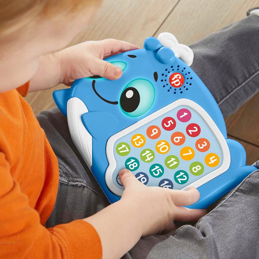 FISHER-PRICE baleine interactive lumières 120 mélodies phrases ALLEMAND