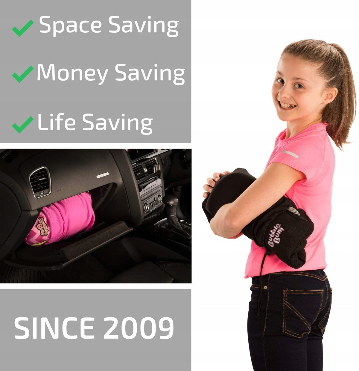 BubbleBum AUFBLASBARE SITZERHÖHUNG FÜR DAS AUTO 15-36 kg