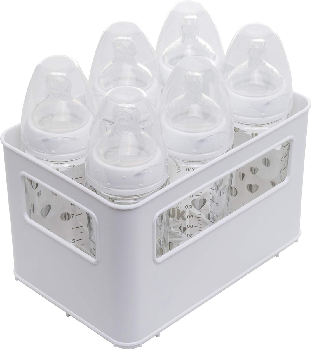 ROTHO organizer mand met handvatten voor 6 flessen