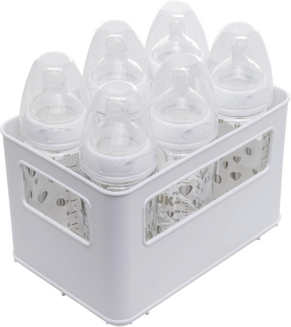 ROTHO organizer mand met handvatten voor 6 flessen