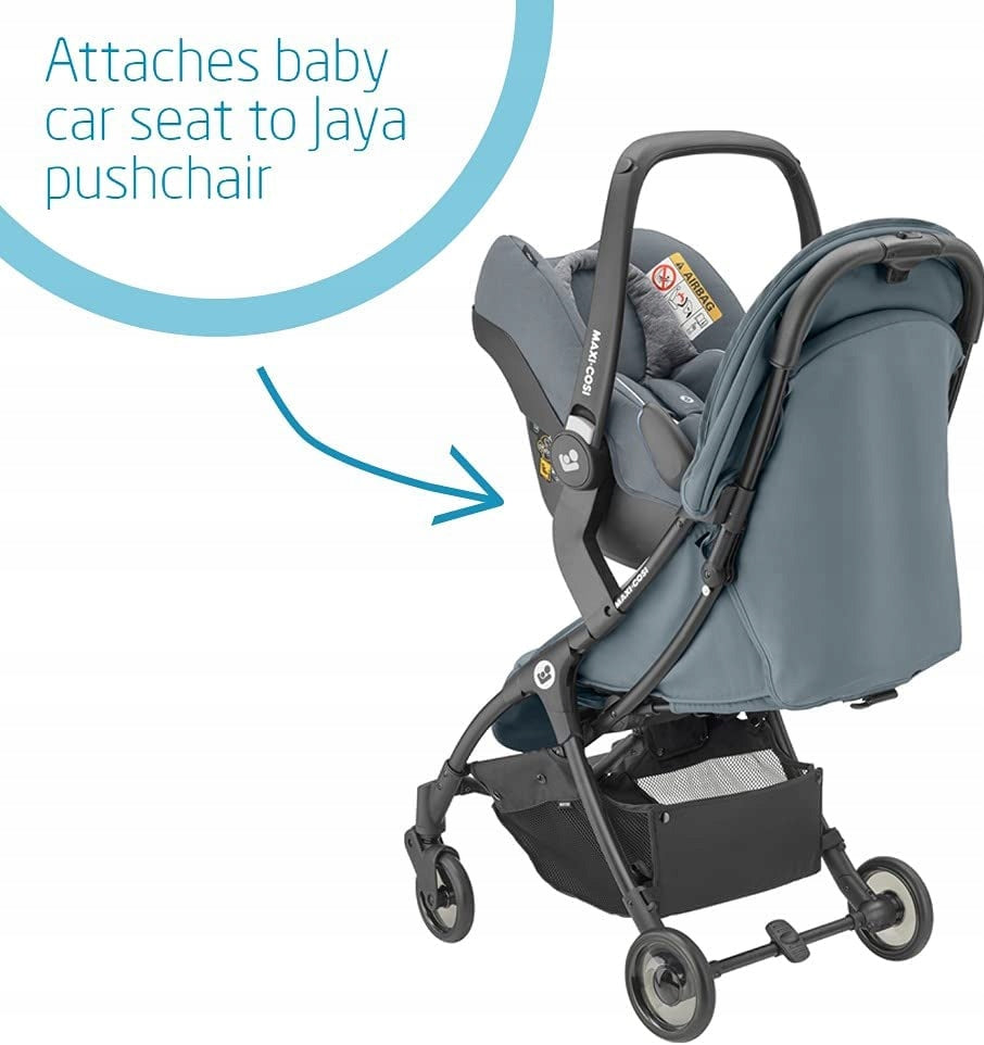 MAXI-COSI adaptery wózek JAYA foteliki Cabrio Citi Pebble Rock Tinca, czarne, do fotelika dziecięcego