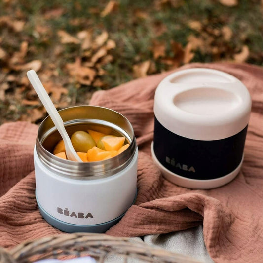 BEABA termos obiadowy 300 ml stal nierdzewna, przenośny termos termiczny dla dziecka