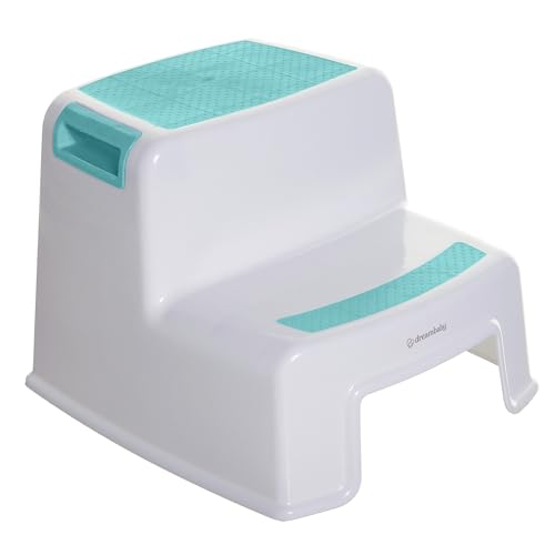 DREAMBABY tweetraps kinderopstapje wit-blauw