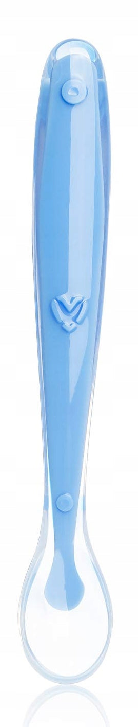 FUTURE FOUNDER siliconen lepeltje 6 m+ blauw