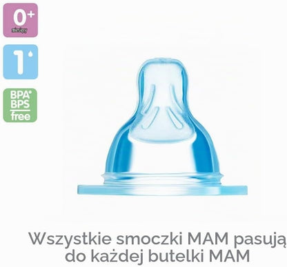 MAM bottle nipples size 1 SkinSoft 0m+ x2