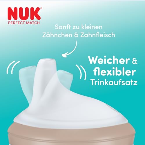 NUK Perfect Match Learner kubek 150 ml 6m+ Kubuś Puchatek z miękkim, elastycznym ustnikiem do nauki picia