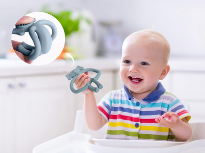 VICLOON elephantscooling teether 2 piecesage 3 m+colours blue and greenwidth 8.5 cm, length 11 cmmaterial