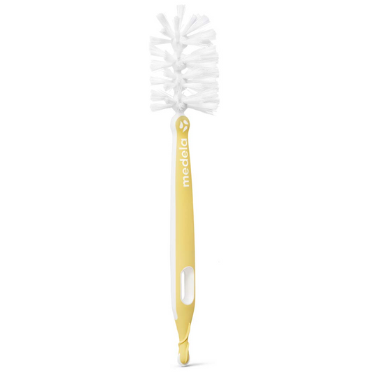 MEDELA perie 2în1 pentru curățarea tetinelor și biberoanelor 30 cm + suport