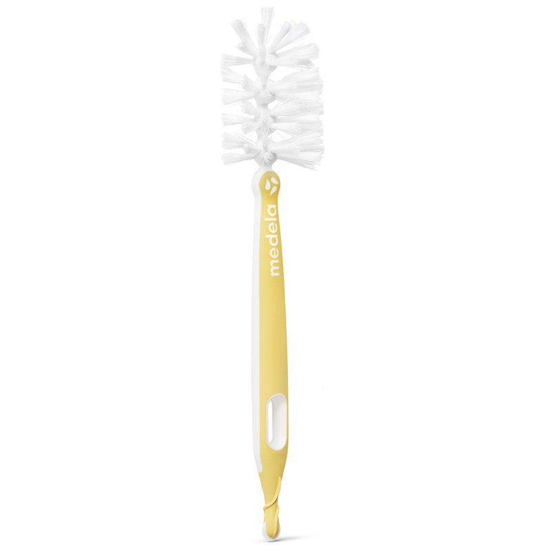 MEDELA 2-in-1 borstel voor het reinigen van spenen en flessen 30 cm + standaard