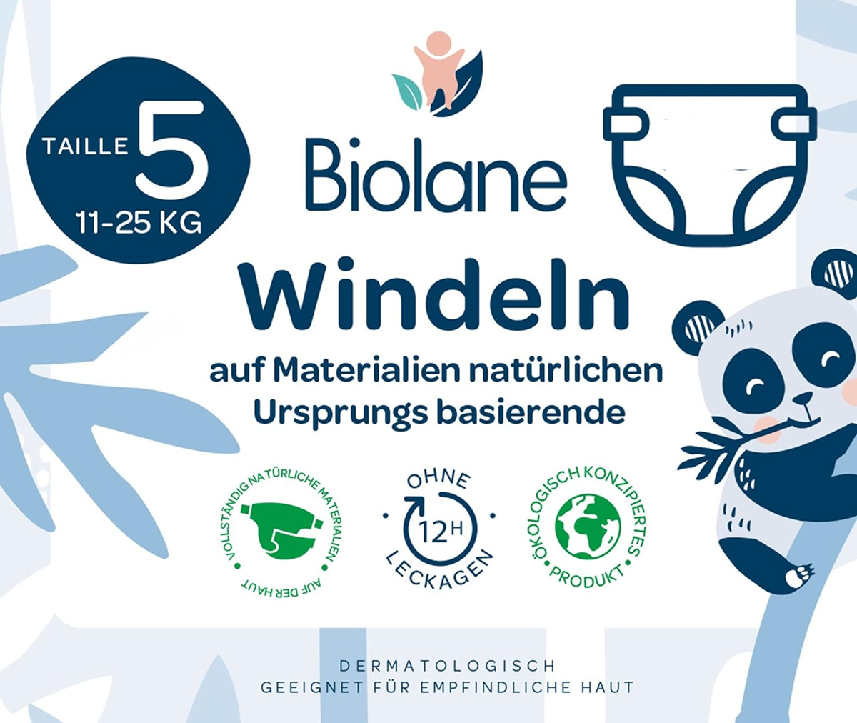 BIOLANE luiers maat 5 (11-25kg) x40 stuks