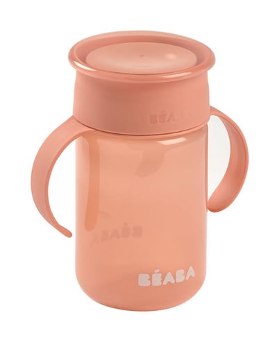 Béaba 360°-trainingsbeker pink 340 ml 12m+