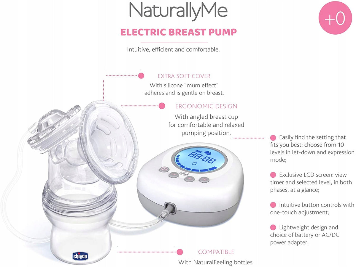 CHICCO NaturallyMe elektromos mellszívó U