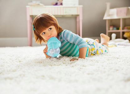 MUNCHKIN Tip&Sip kubek niekapek 6msc+ 207ml obciążona słomka, niebieski kubek dla dziecka