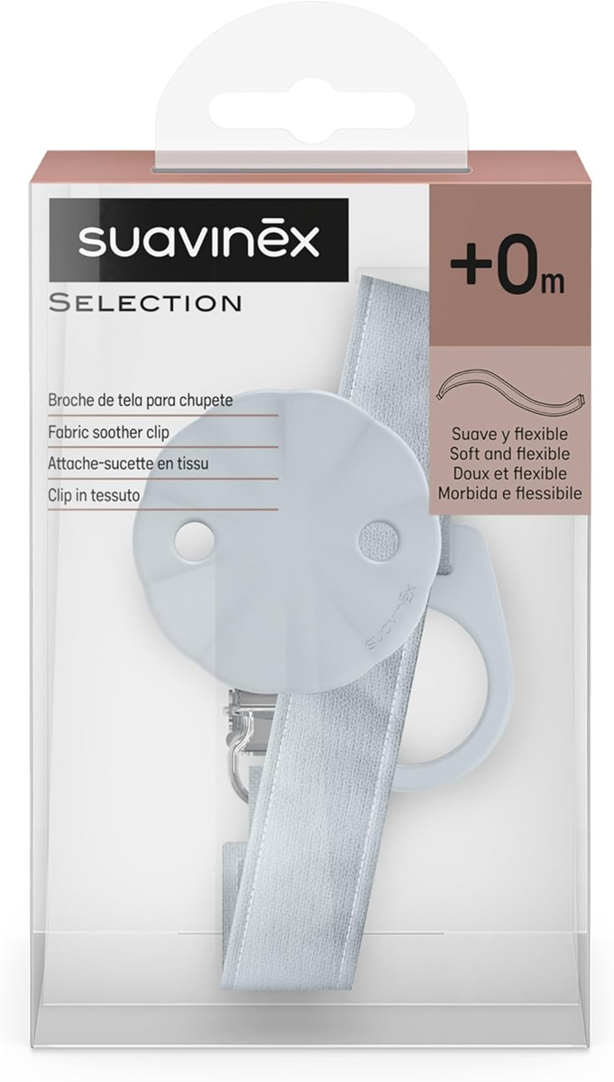 SUAVINEX SELECTION clip para chupete 0+ meses