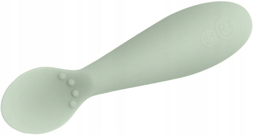 EZPZ Tiny Spoon zestaw silikonowe łyżeczki x2 4msc+ silikonowa łyżeczka do nauki jedzenia