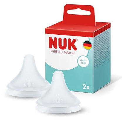 NUK Perfect Match tétines de biberon M, 2 pièces, 6+